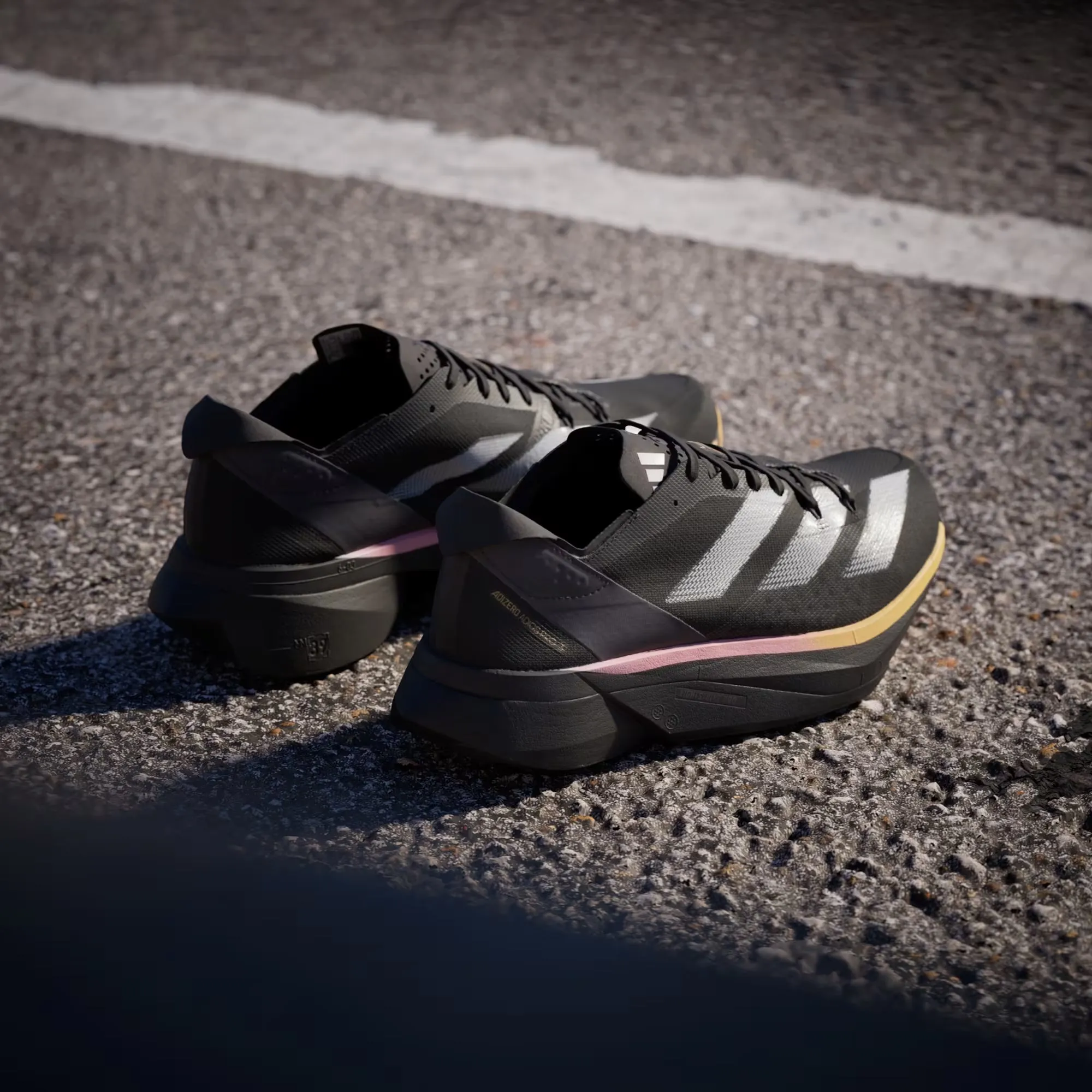 adidas Adizero Adios Pro 3 Running Shoes Black / Zero Metalic / Spark