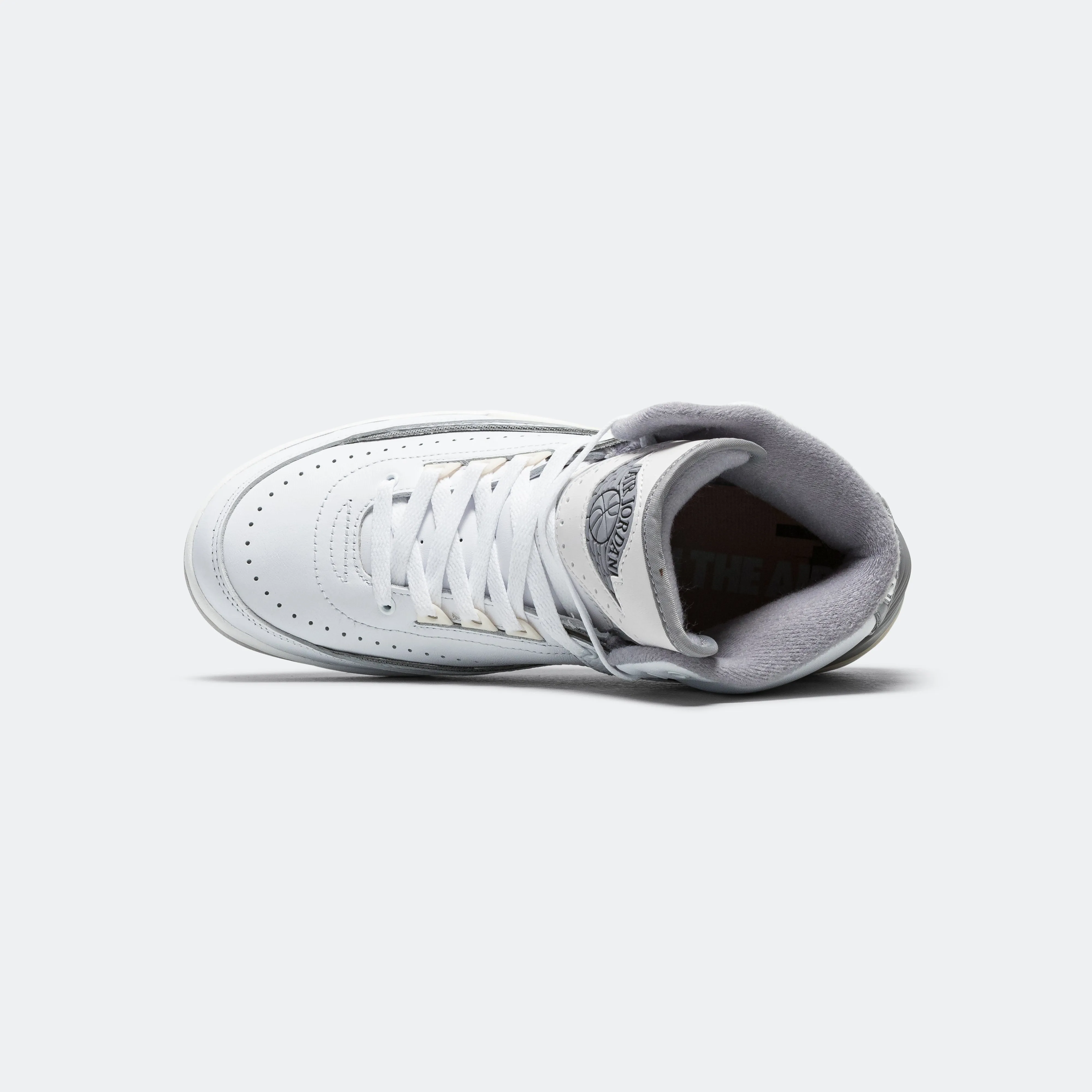 Air Jordan 2 Retro (GS) - White/Cement Grey-Sail-Black