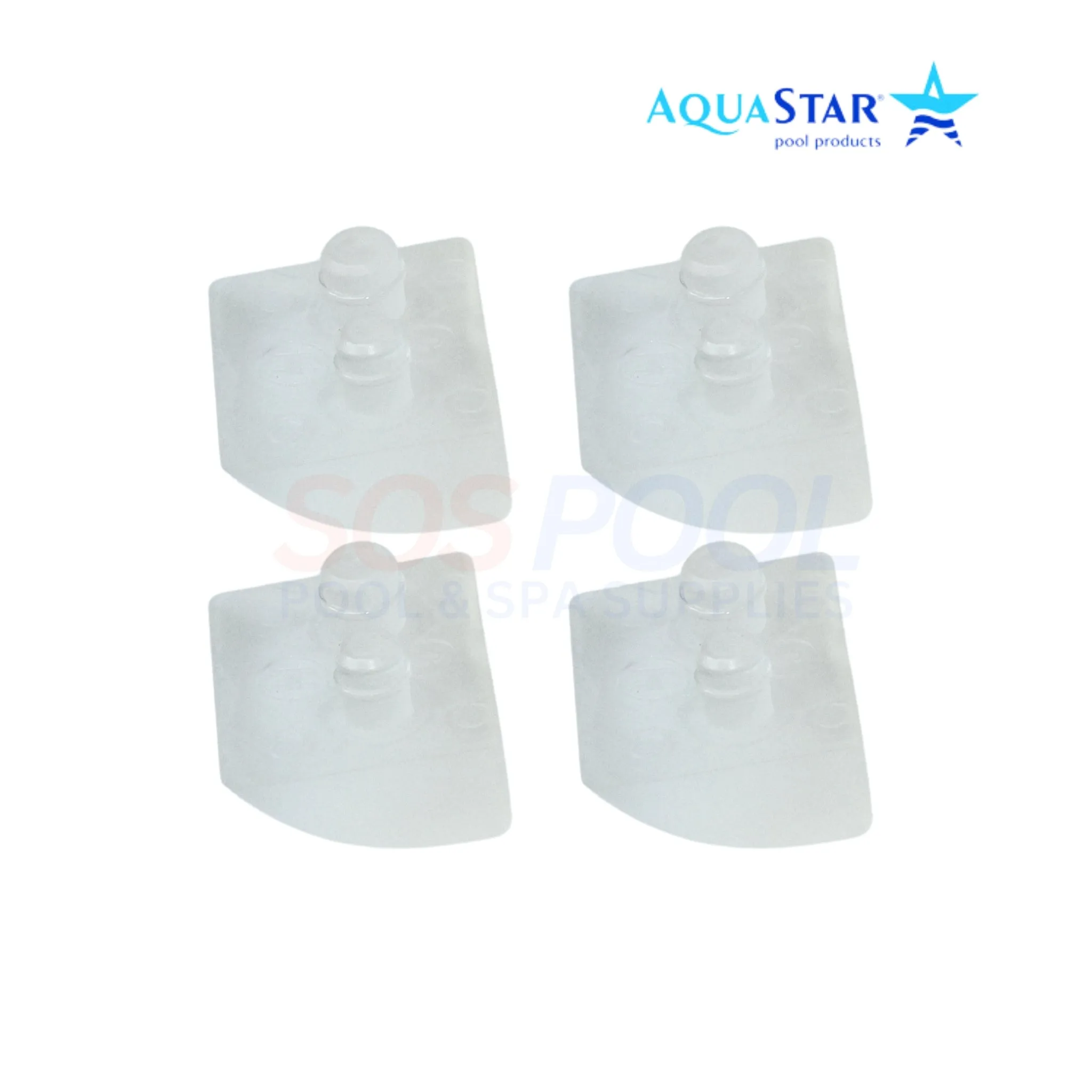 Aquastar Concrete Pod Shoes For Hayward Navigator Pool Vac Cleaners | 4 Pack | AXV414P | HWN115