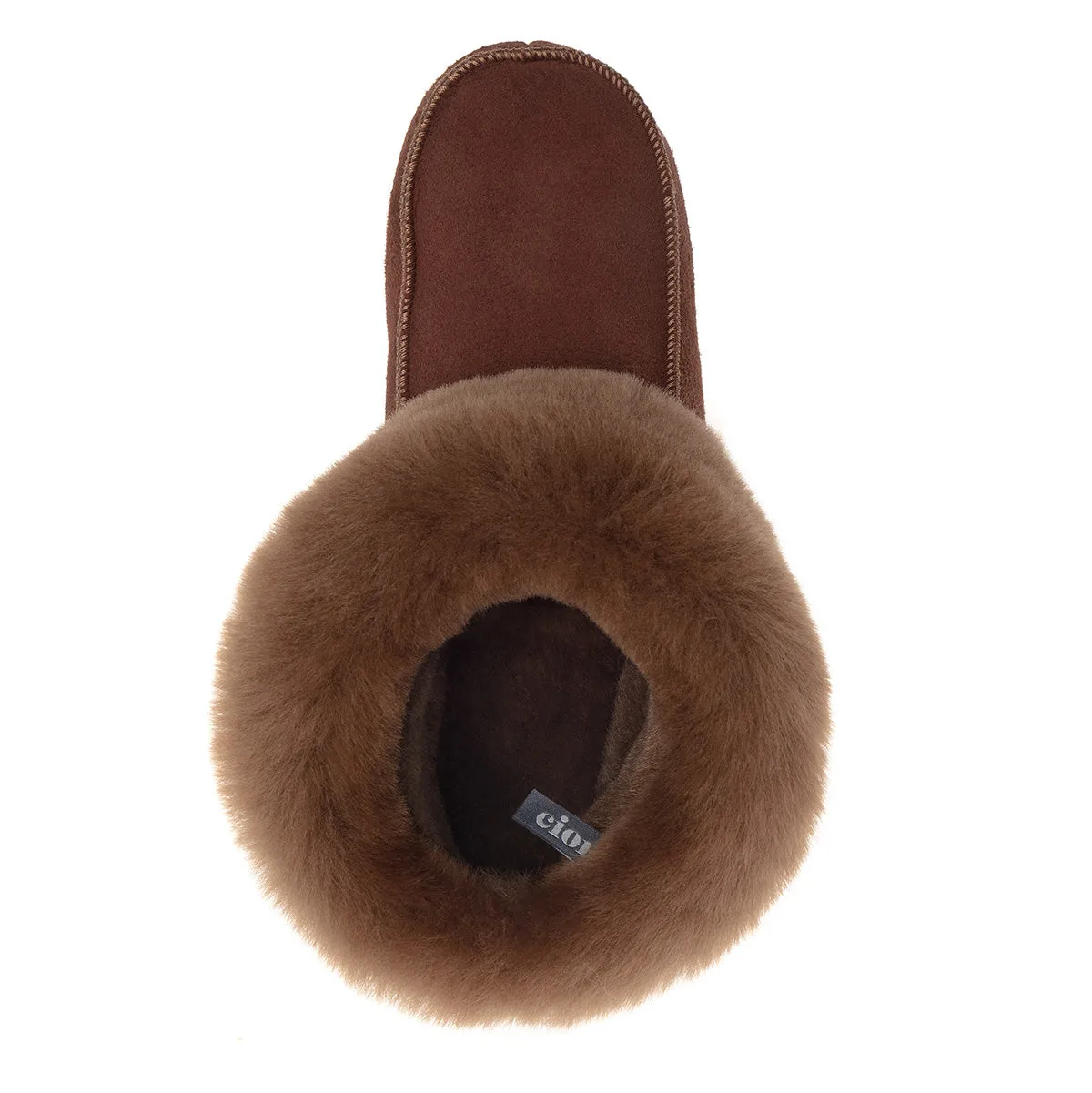 Aster Sheepskin Slippers - Espresso