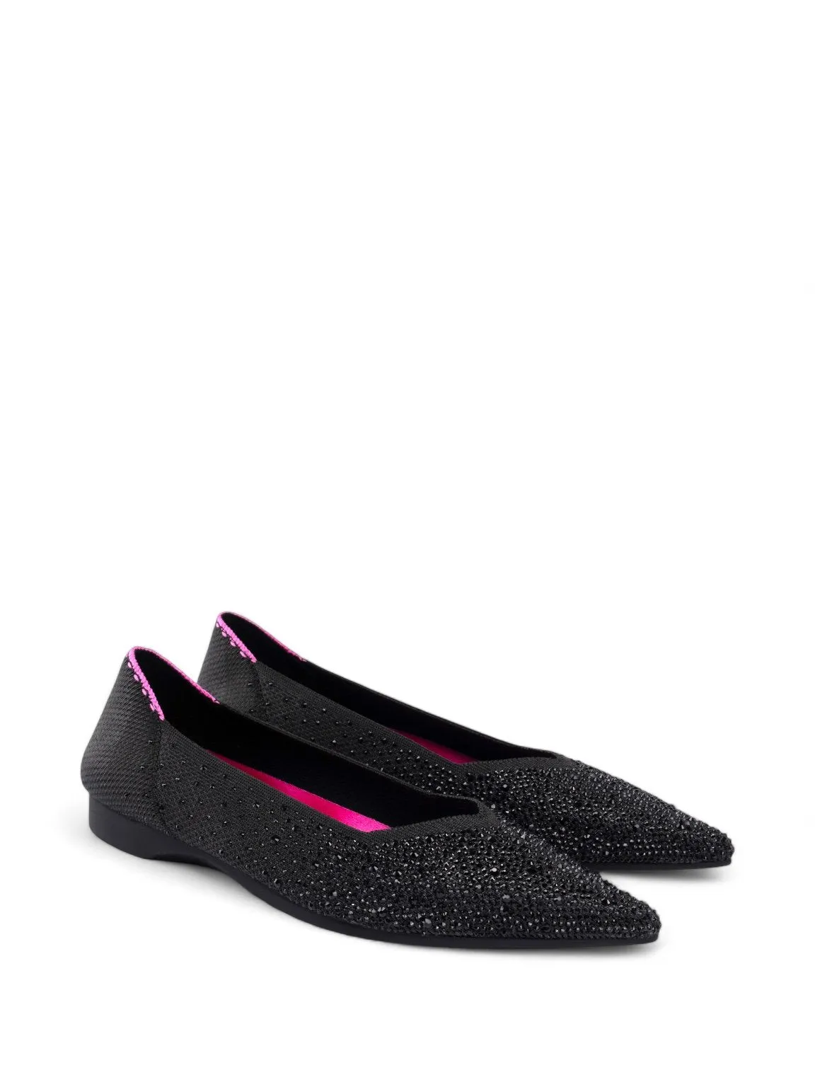 Basic Crystal Ballerina Flats