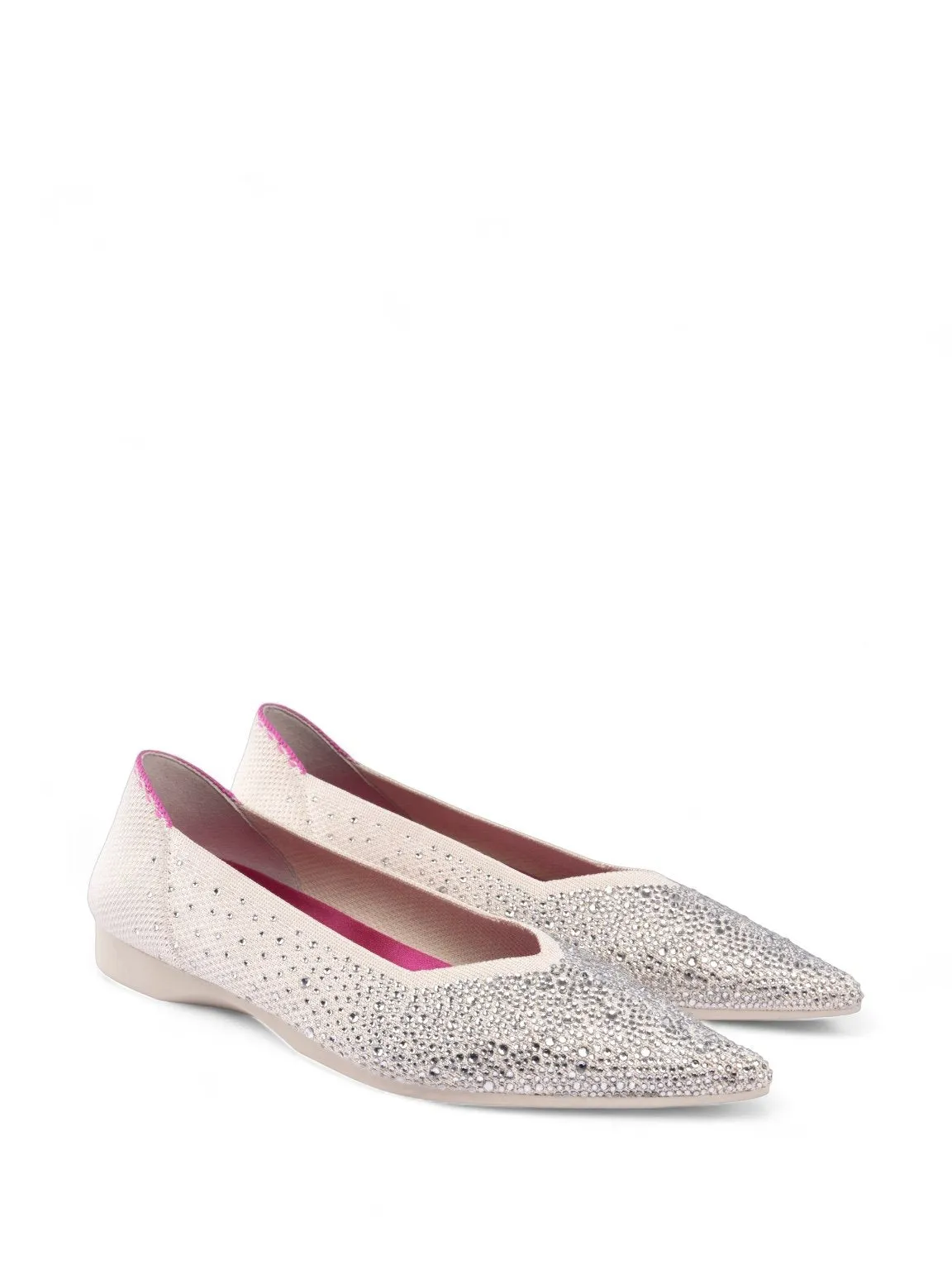 Basic Crystal Ballerina Flats