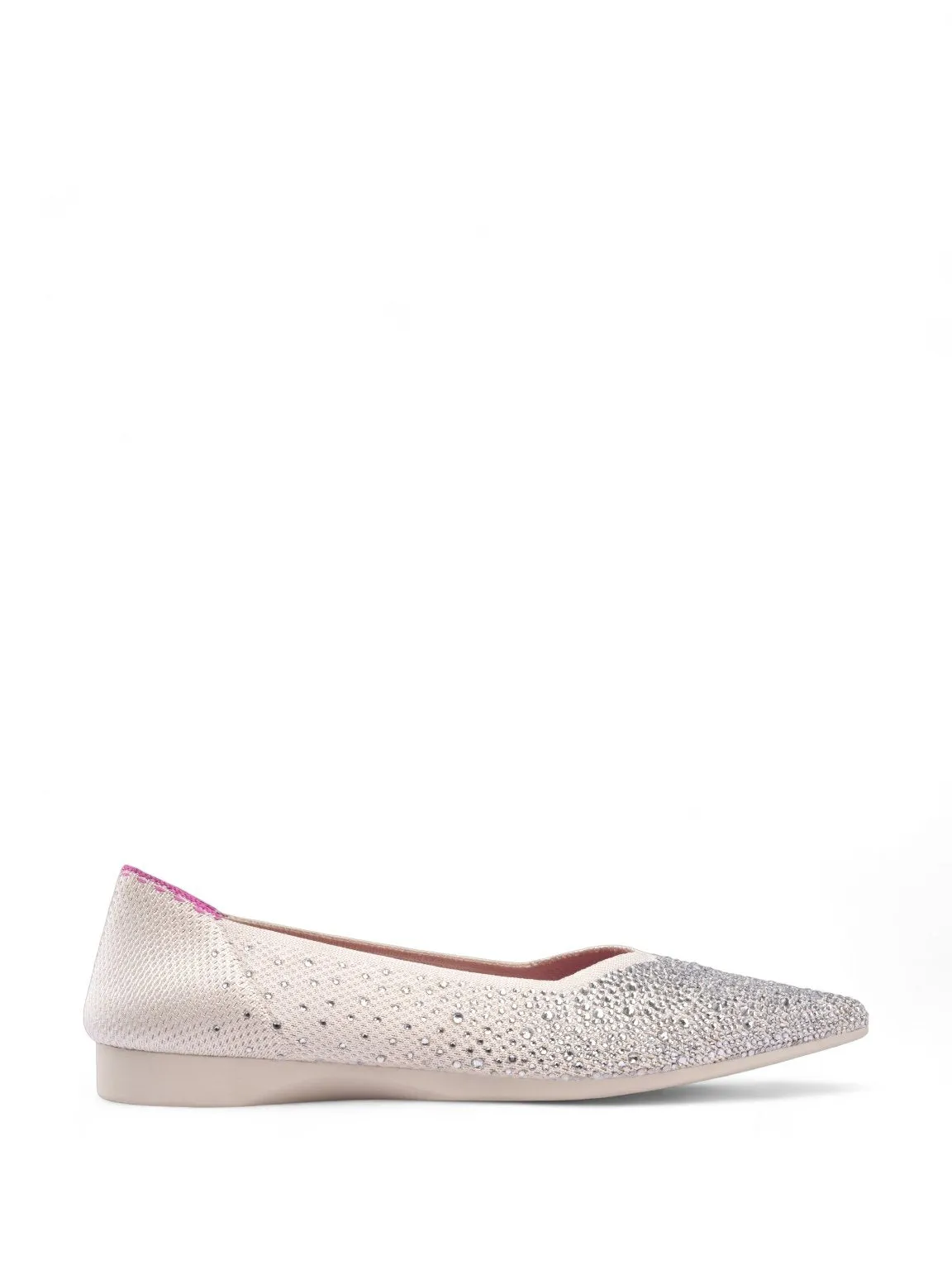 Basic Crystal Ballerina Flats