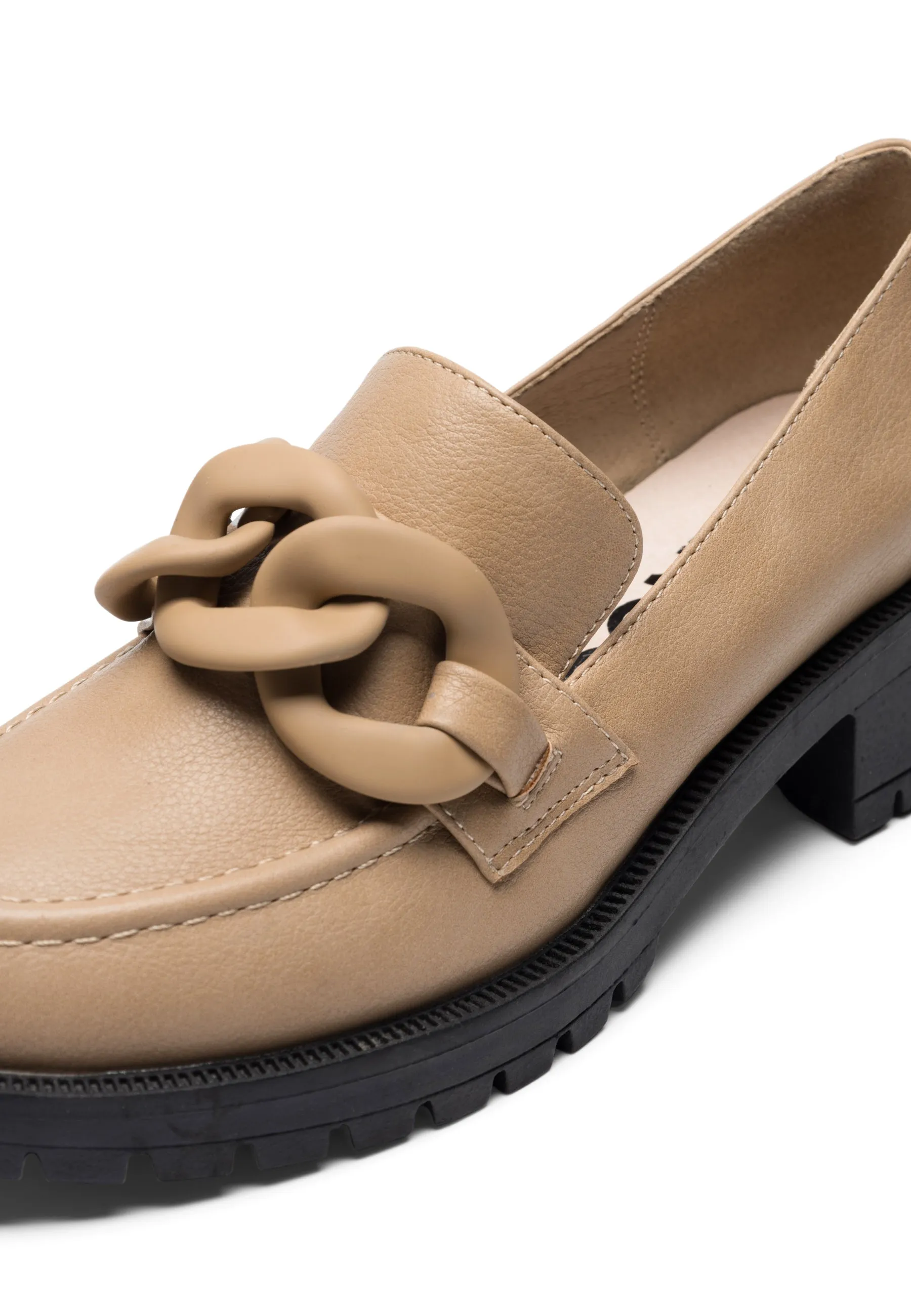 Biaclaire Nougat Loafers