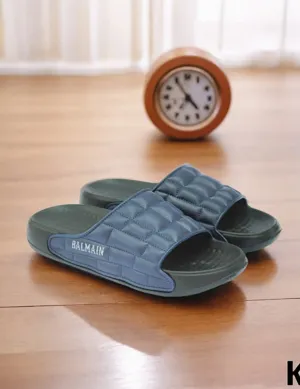 Black Blue | Balaman Soft Slippers for Kids