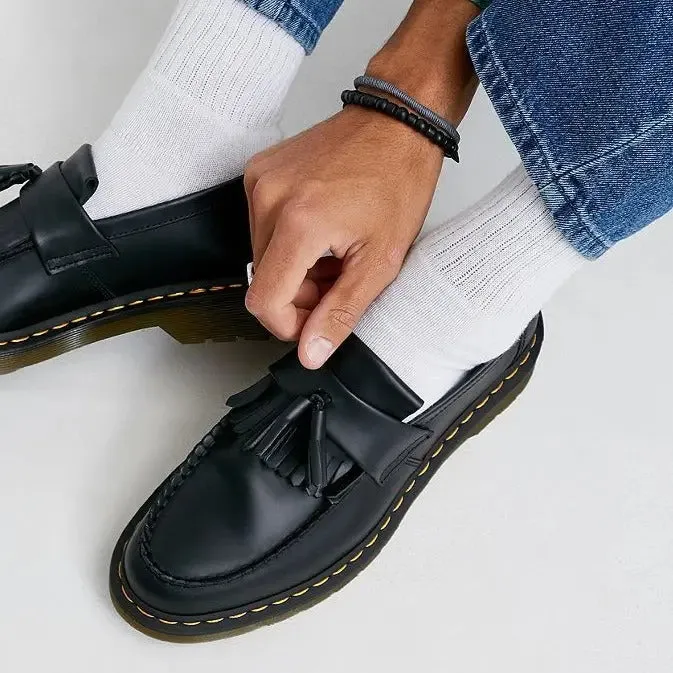 Black Leather Loafers - Cross & Crown