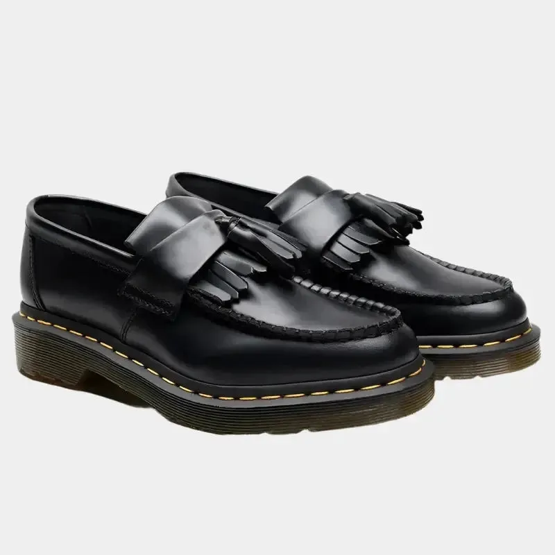 Black Leather Loafers - Cross & Crown