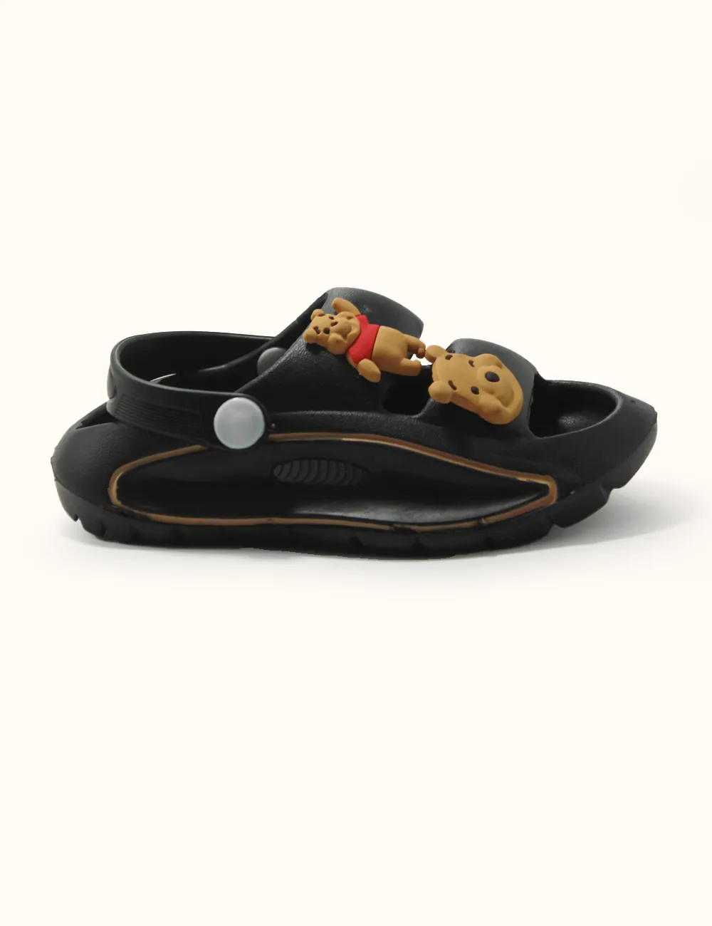 Black | Soft Slippers for Kids