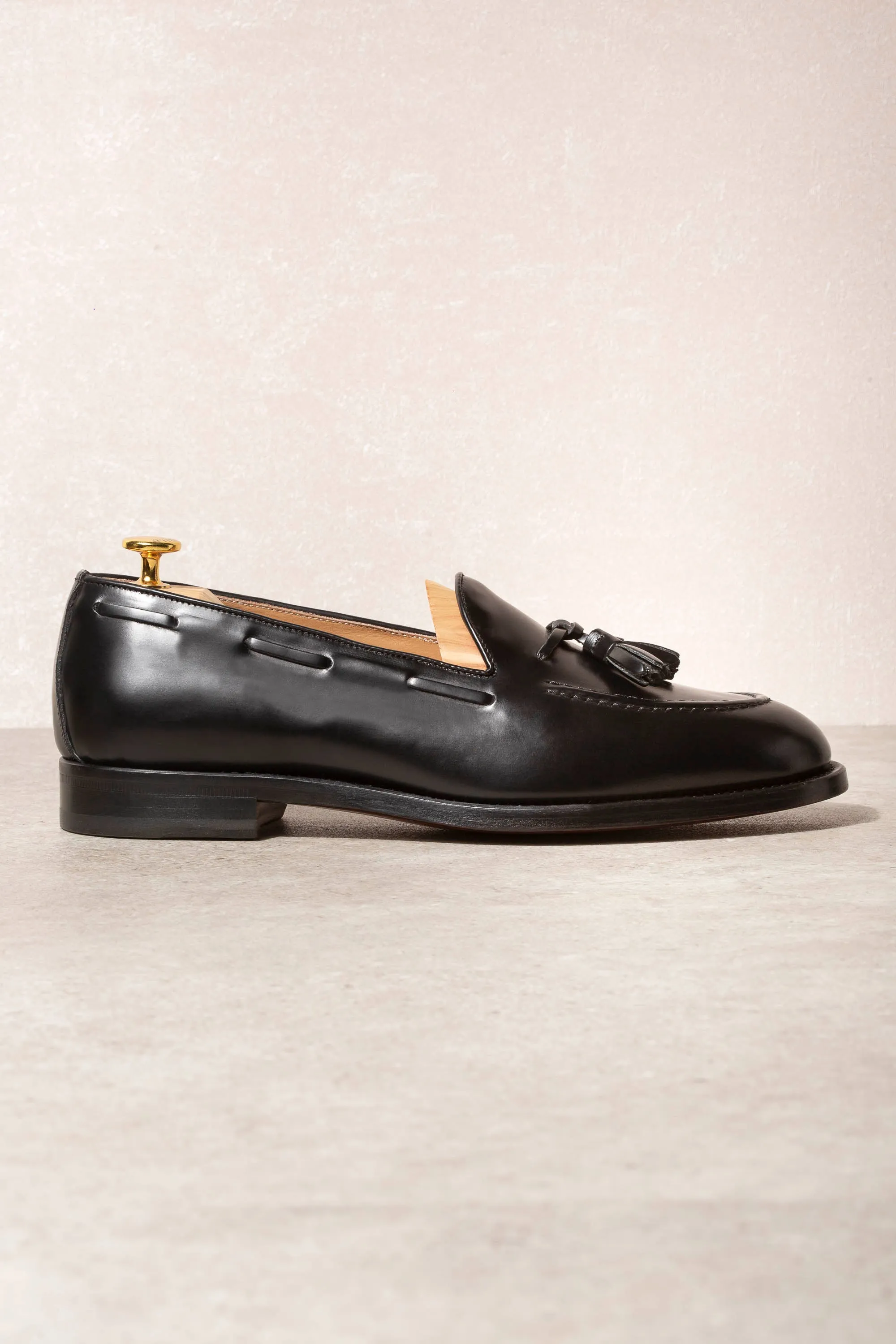 Black tassel loafers - Made In Italy