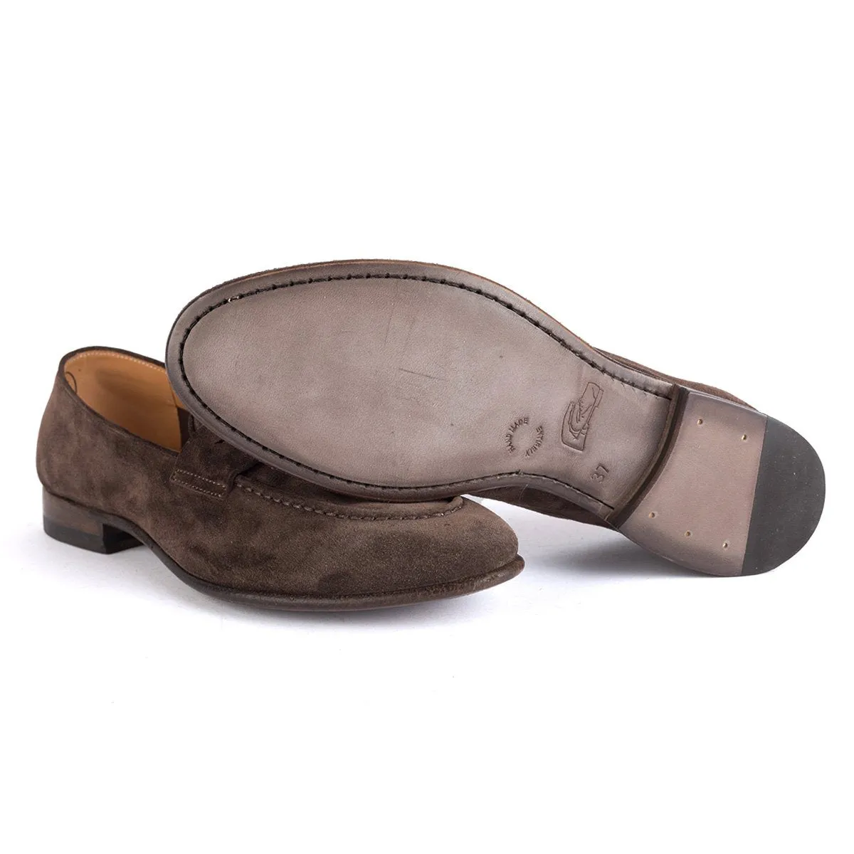 BRENDA 60038<br>Espresso brown loafers