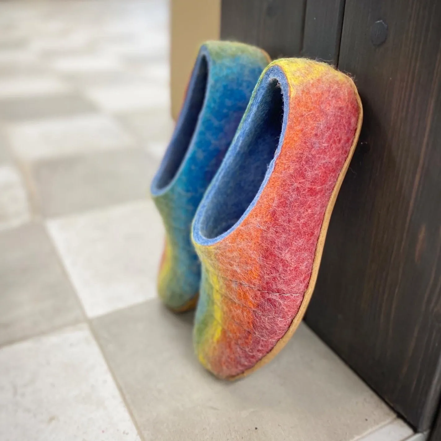 BURE-V Women's clogs - Rainbow