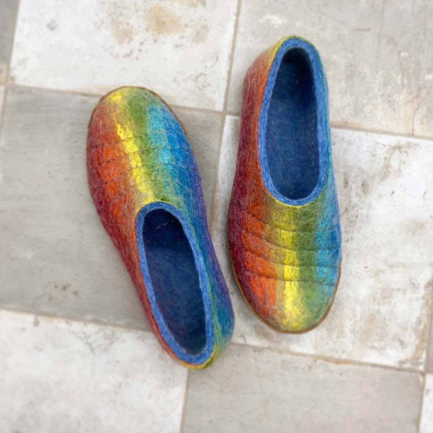 BURE-V Women's clogs - Rainbow