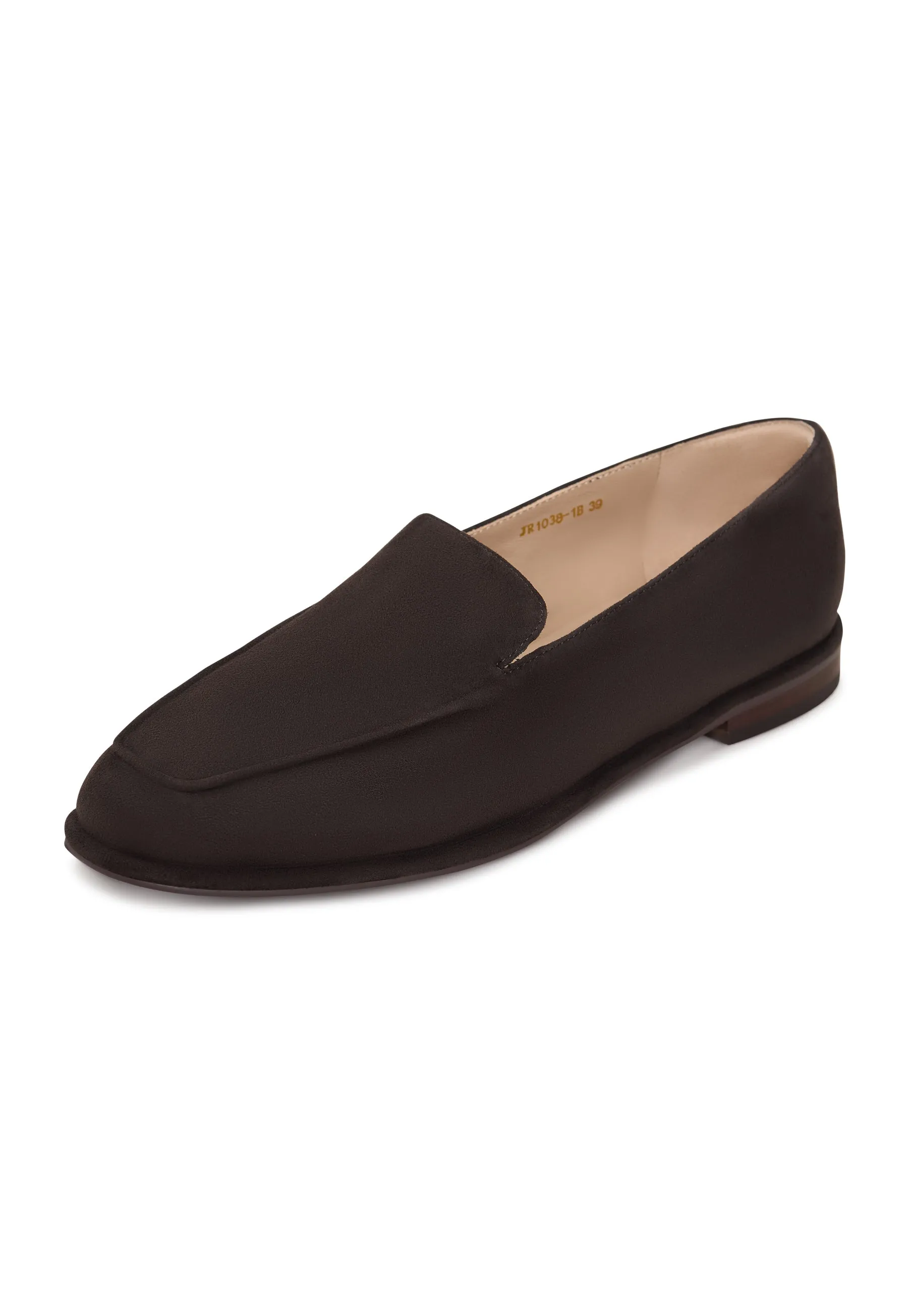 Comfort Suede Platform Loafers Clau - Brown