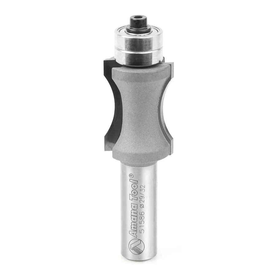 Convex Edging Router Bit | 23⁄32 Radius x 29⁄32 Dia x 1 1⁄4 x 1⁄2" Shank | 51586 | 738685515860