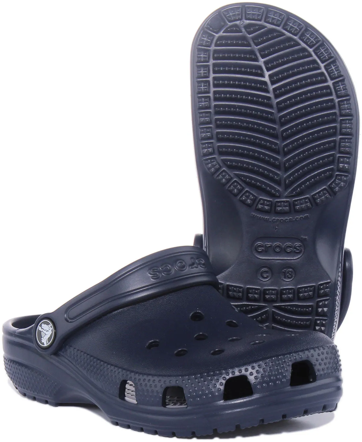 Crocs Classic Junior In Navy For Kids