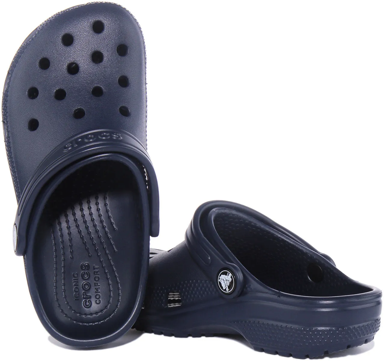 Crocs Classic Junior In Navy For Kids