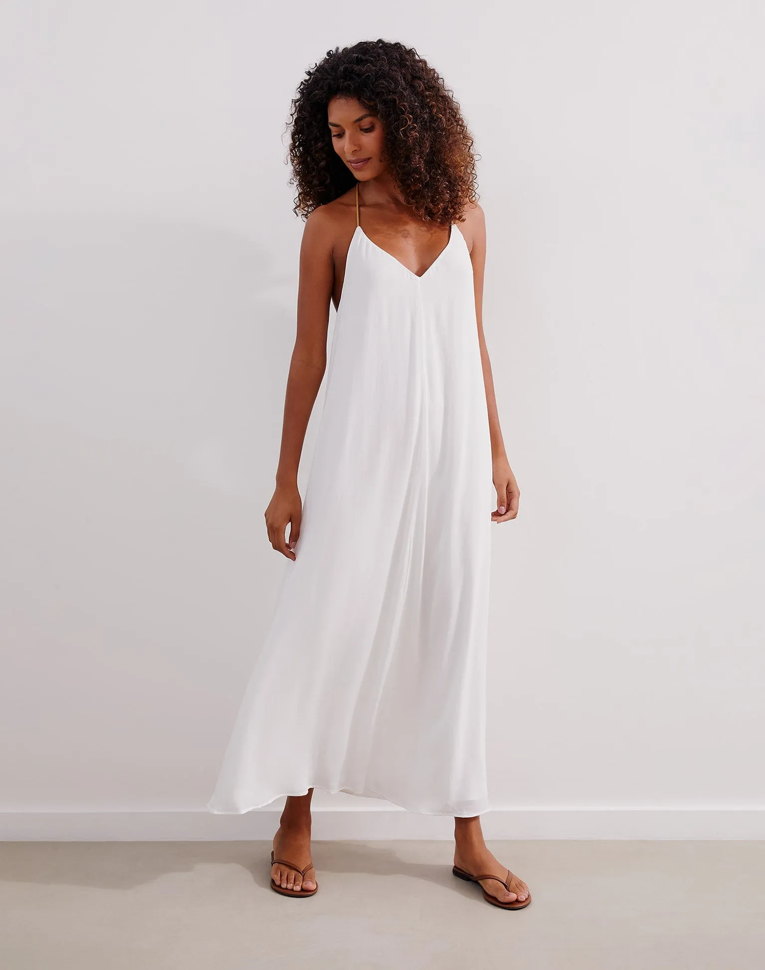 Diane Long Cover Up - Off White