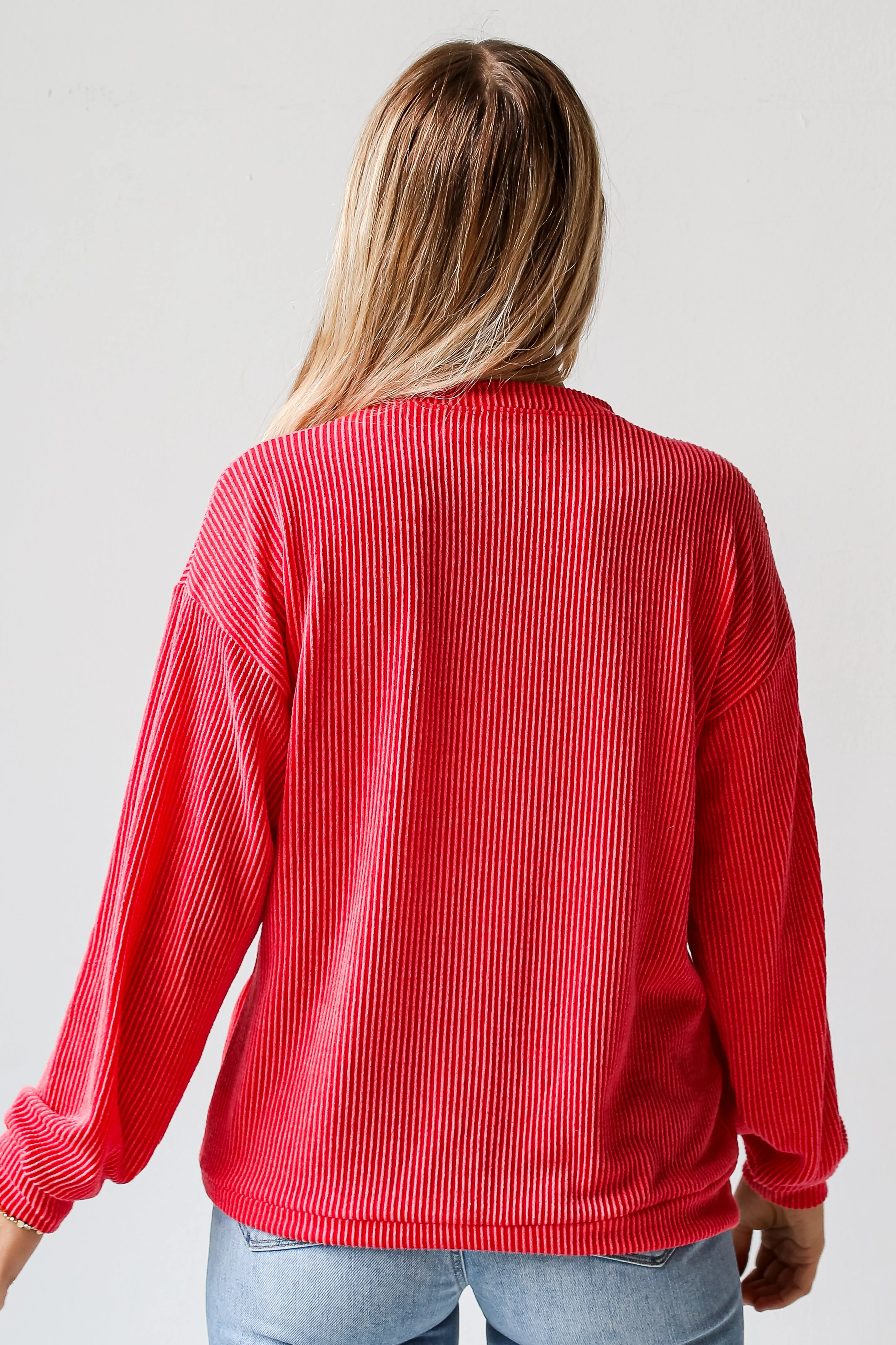 FINAL SALE - Georgia Corded Pullover