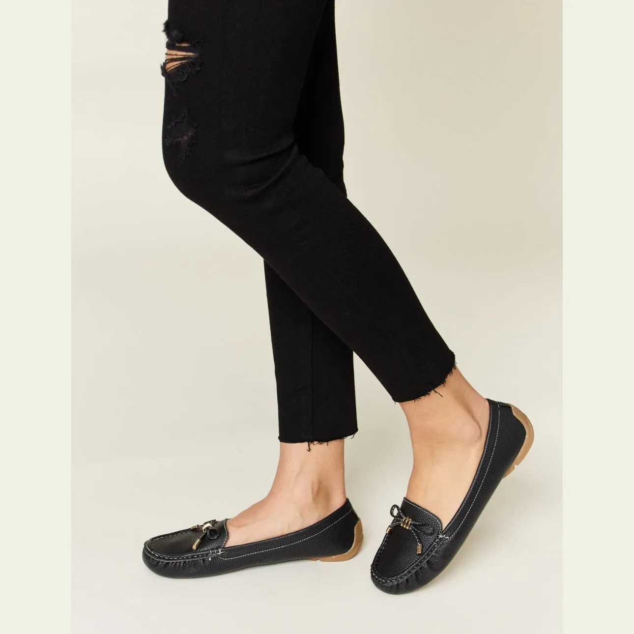 Forever Link Slip On Bow Flats Loafers