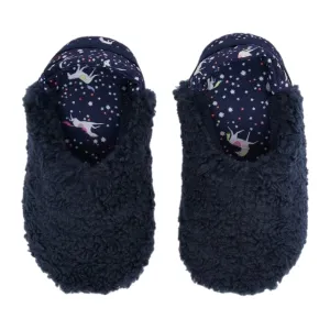 Girl's Blue Comfy Foldable Slippers