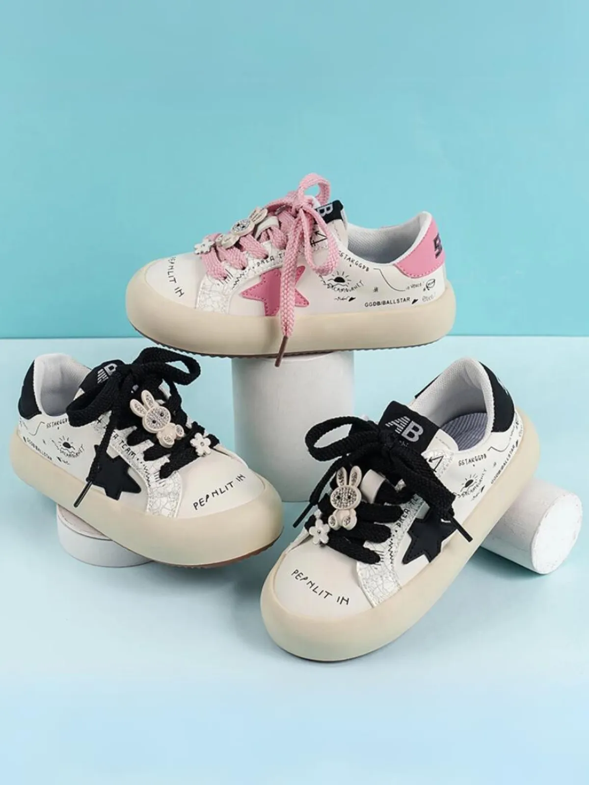 Golden Girl Star Sneakers By Liv and Mia