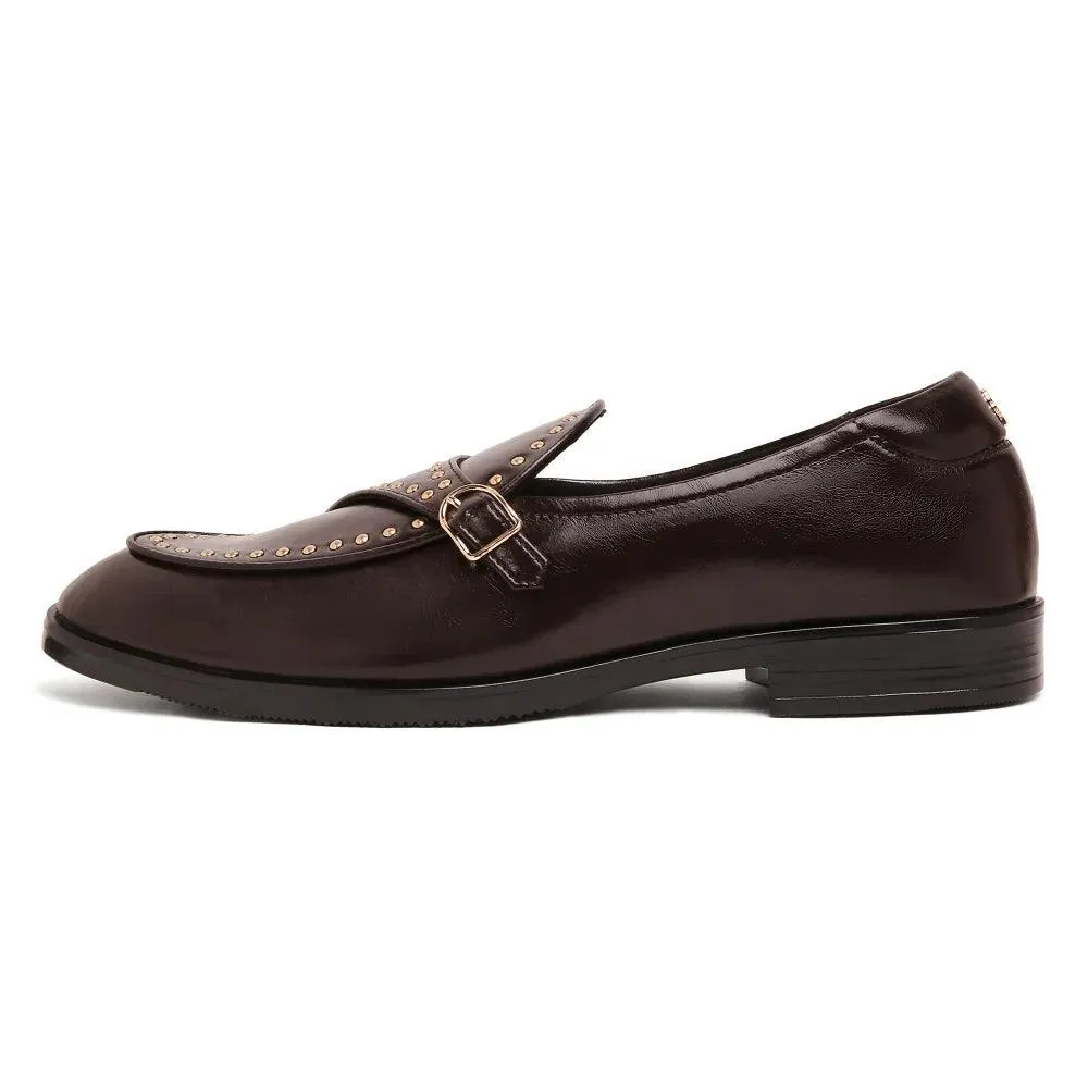 Goliath - Brown Rivet Monk Slip-On