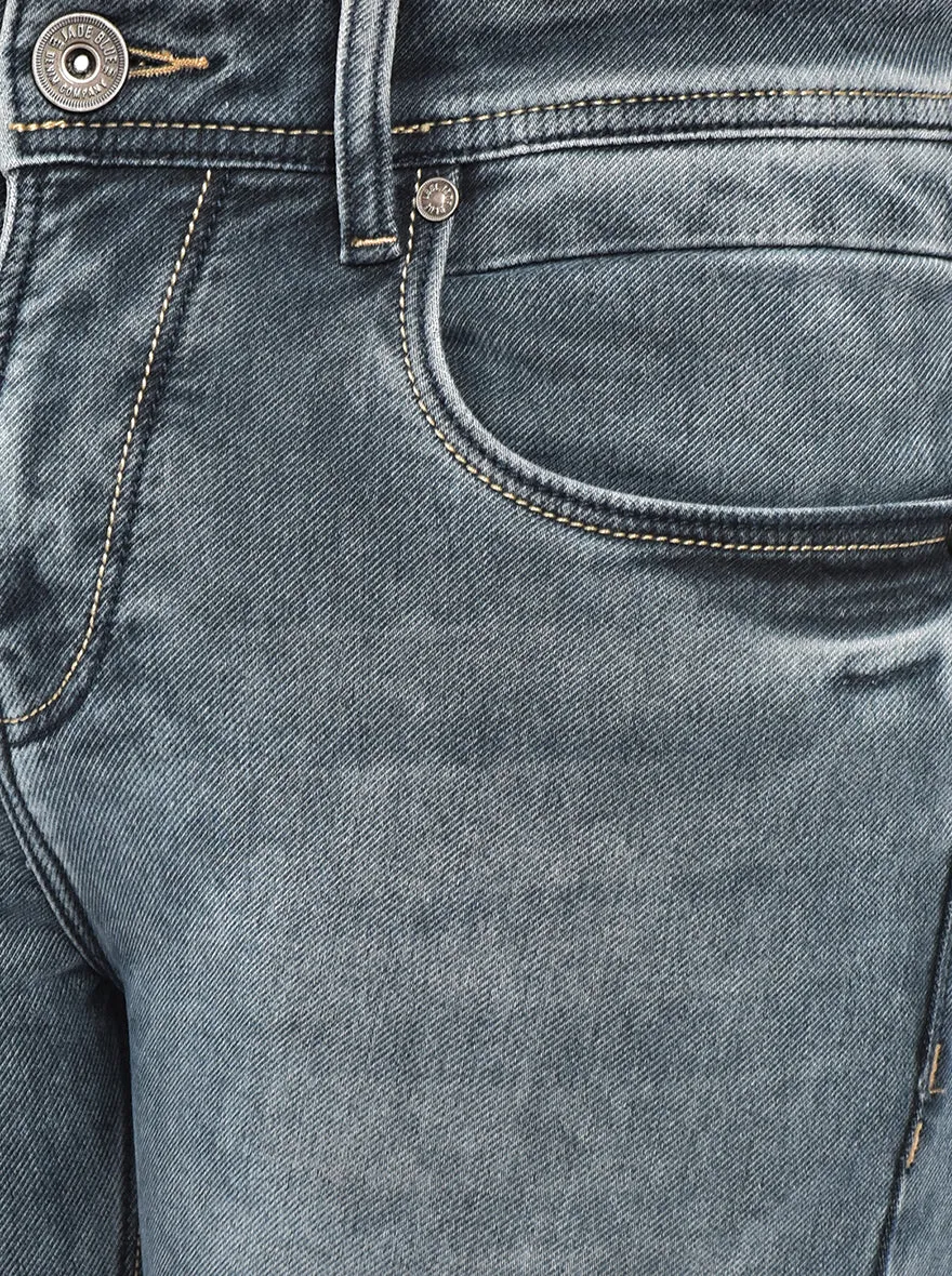 Indigo Blue Washed Rider Fit Jeans | JadeBlue