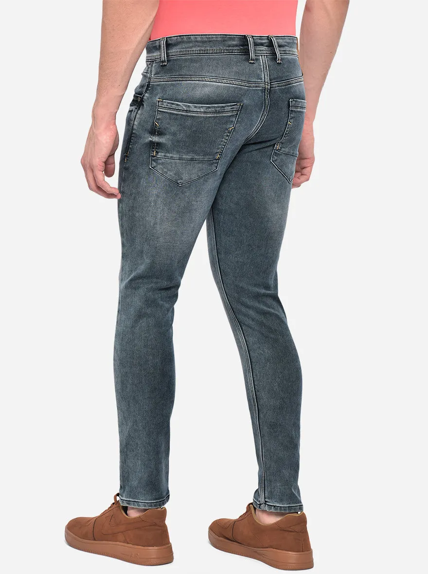 Indigo Blue Washed Rider Fit Jeans | JadeBlue