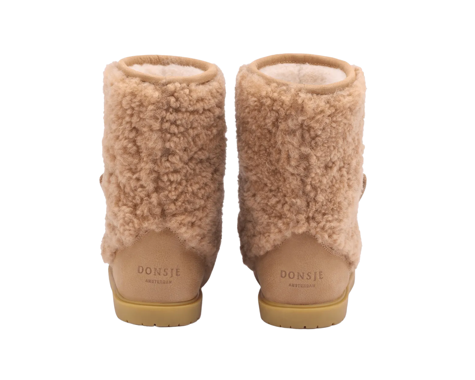 Irfi Boots | Alpaca | Beige Curly Sheep Wool