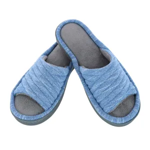 Isotoner Women's Space Dye Open Toe Andrea Slide Slipper