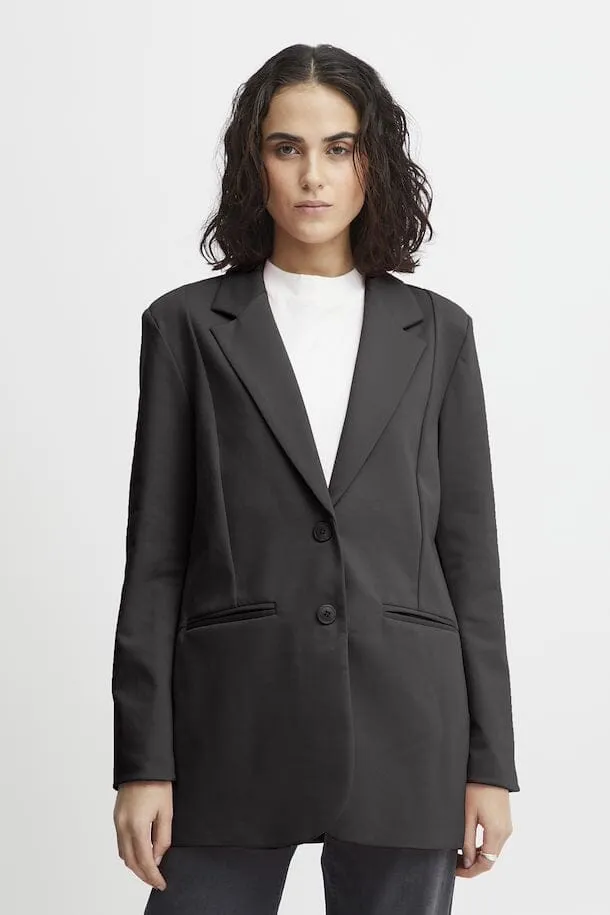 KATE OVERSIZED BLAZER (BLACK)