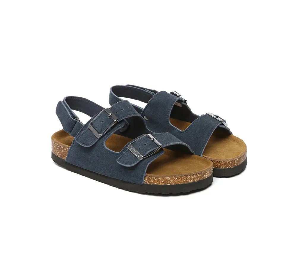 Kids Adjustable Straps Hook and Loop Slingback Summer Sandals