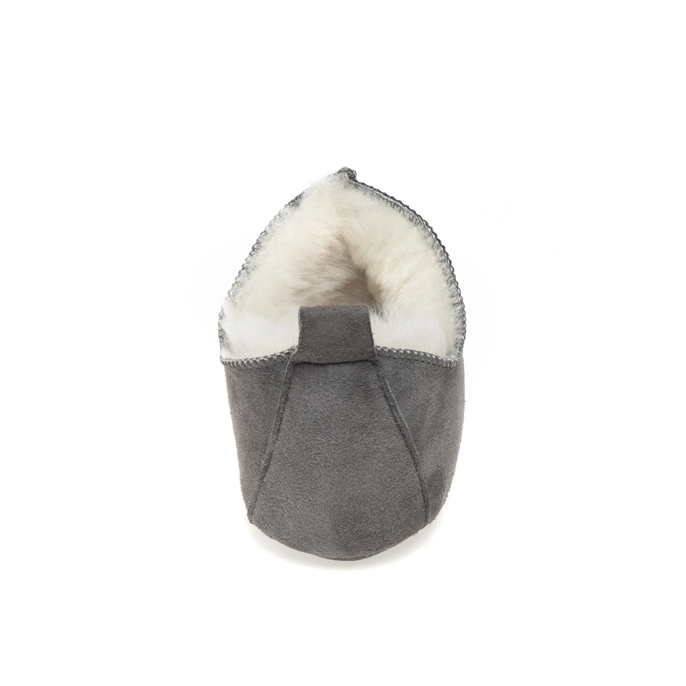 Kids Berit Sheepskin Slippers - Grey