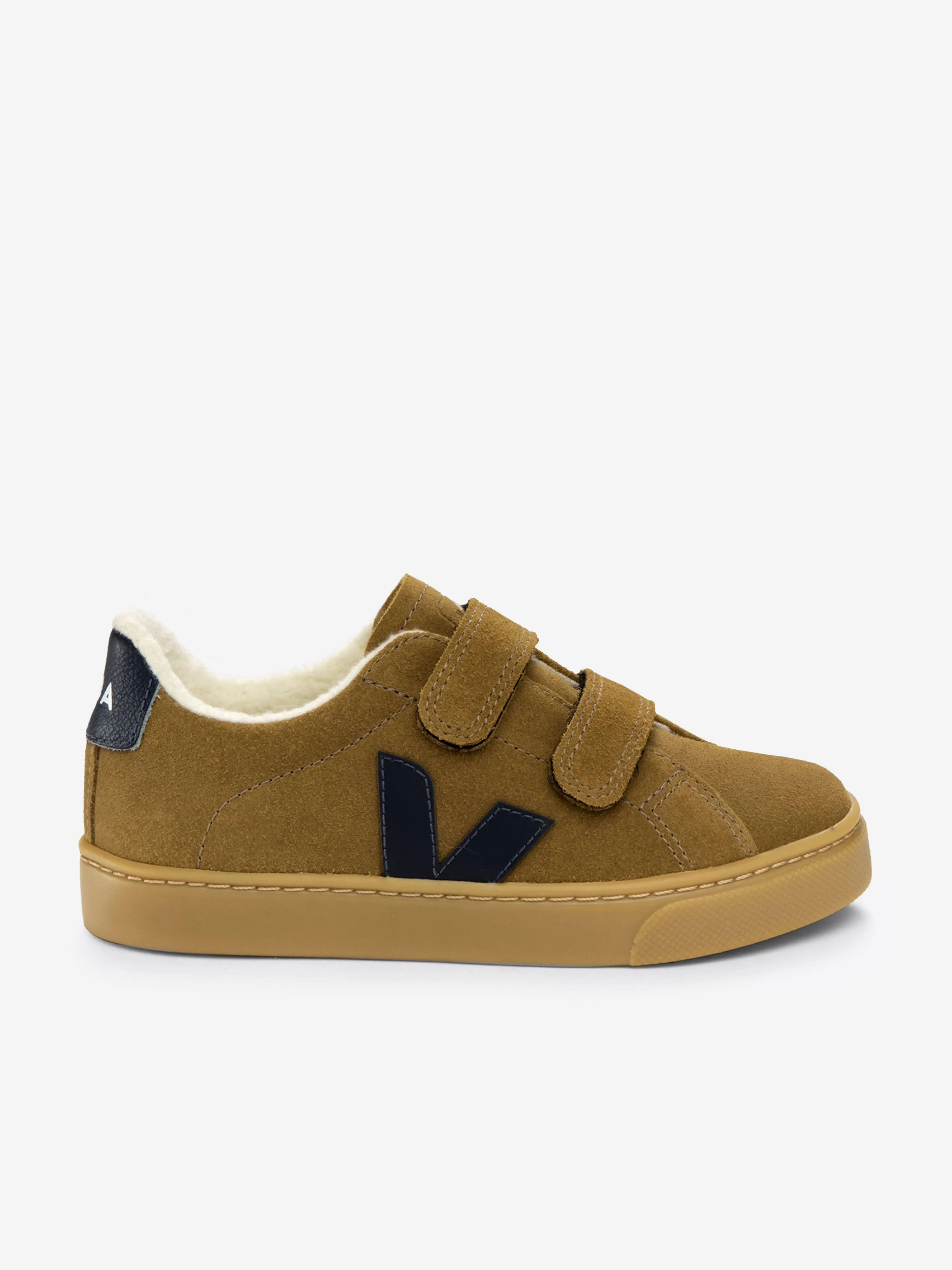 Kids Suede Esplar Trainers in Brown