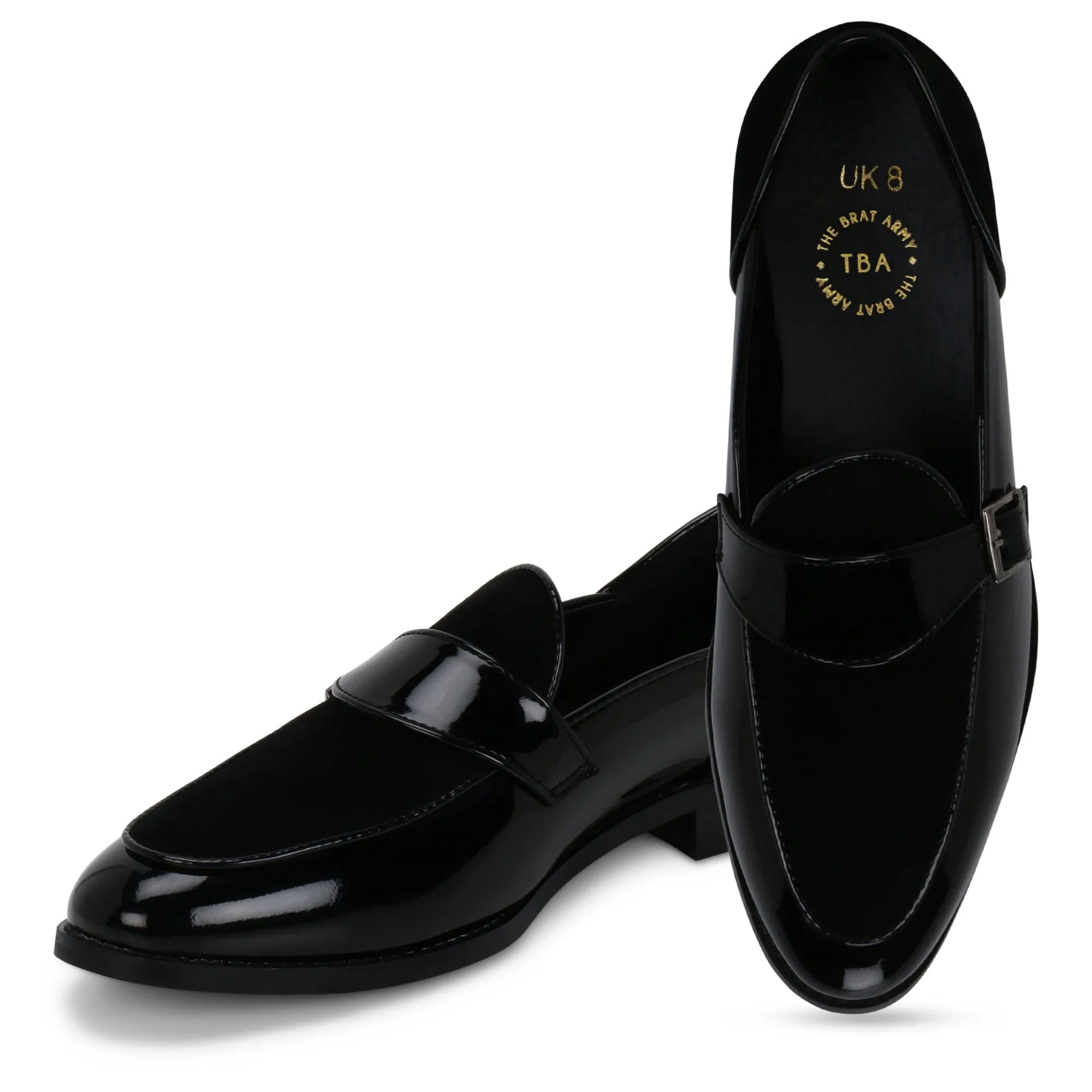 Kingston Black Single Monk Loafer