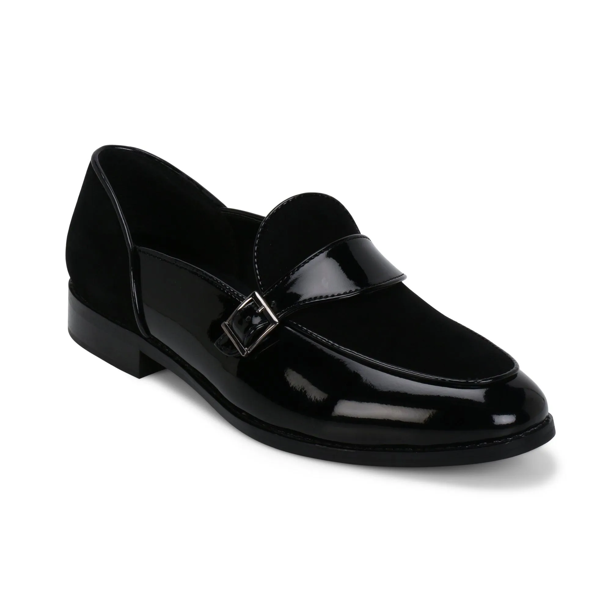 Kingston Black Single Monk Loafer