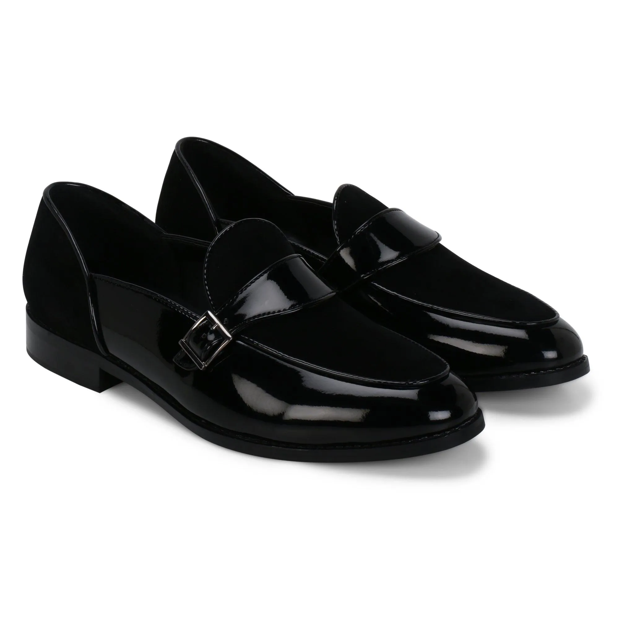 Kingston Black Single Monk Loafer