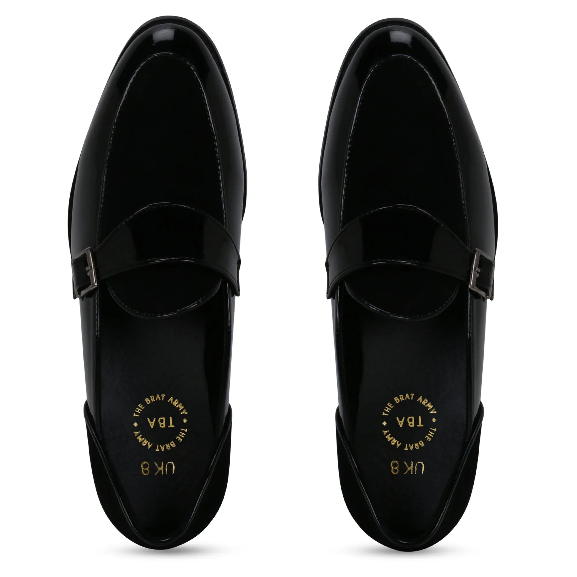 Kingston Black Single Monk Loafer