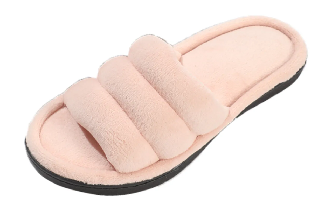 Luxurious Coral Fleece Slippers - Unique Cotton Filled Top, Soft and Warm Slip-On for Relaxing at Home