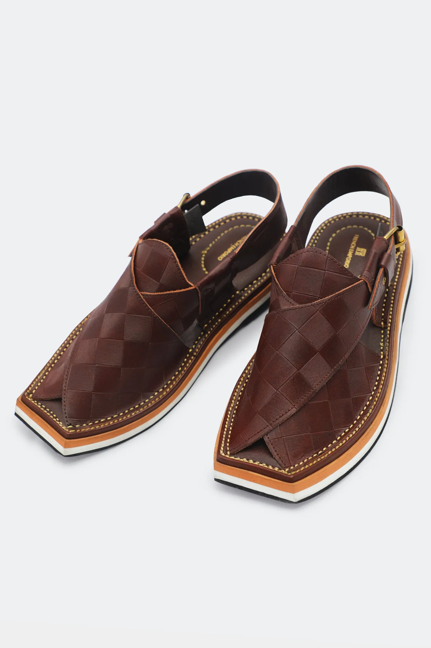 Men Brown Coffee Sandals