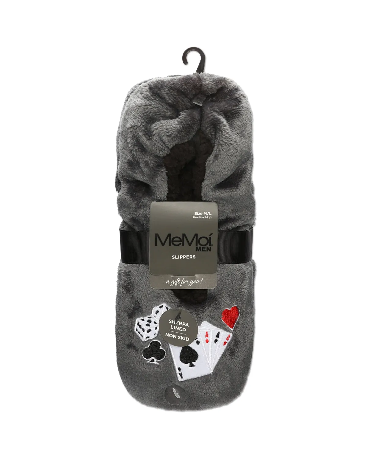 Men's Casino Sherpa Lined Slippers