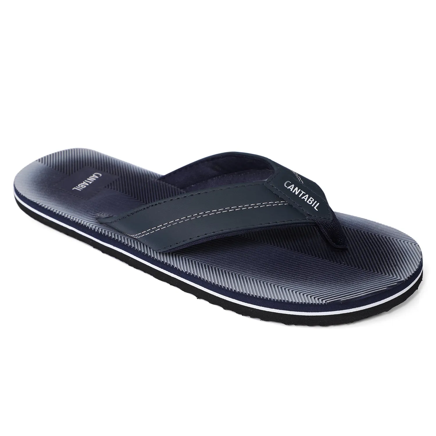 Men's Navy Slippers