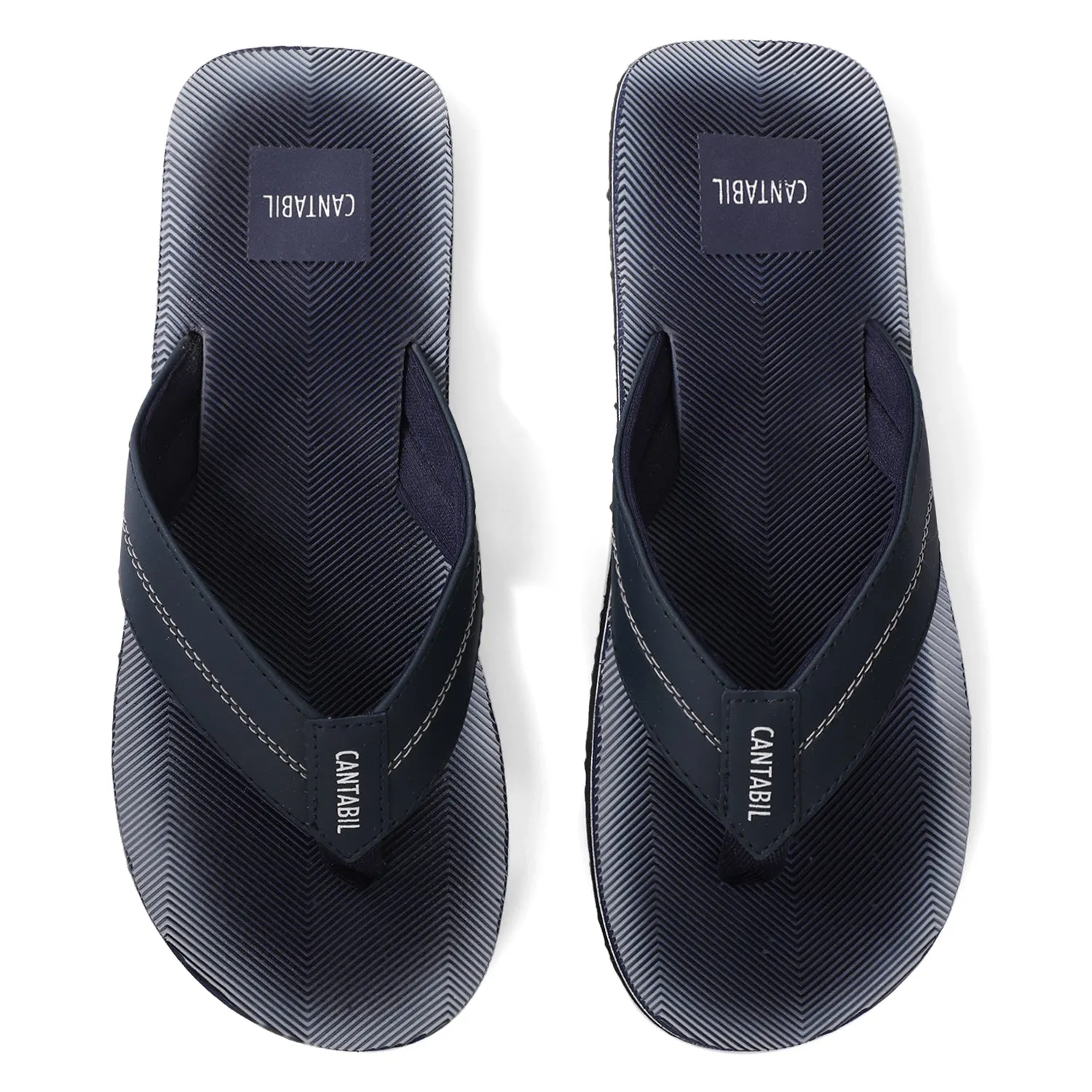 Men's Navy Slippers