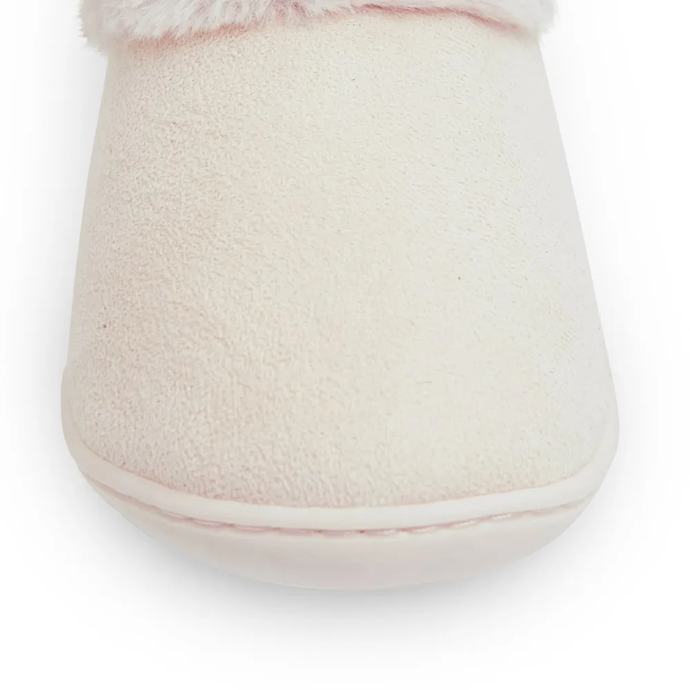 Paddy Slipper in Pale Pink Fabric