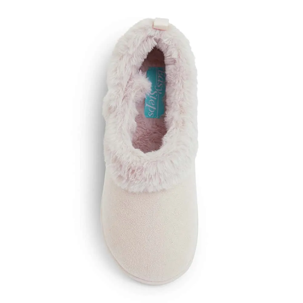 Paddy Slipper in Pale Pink Fabric