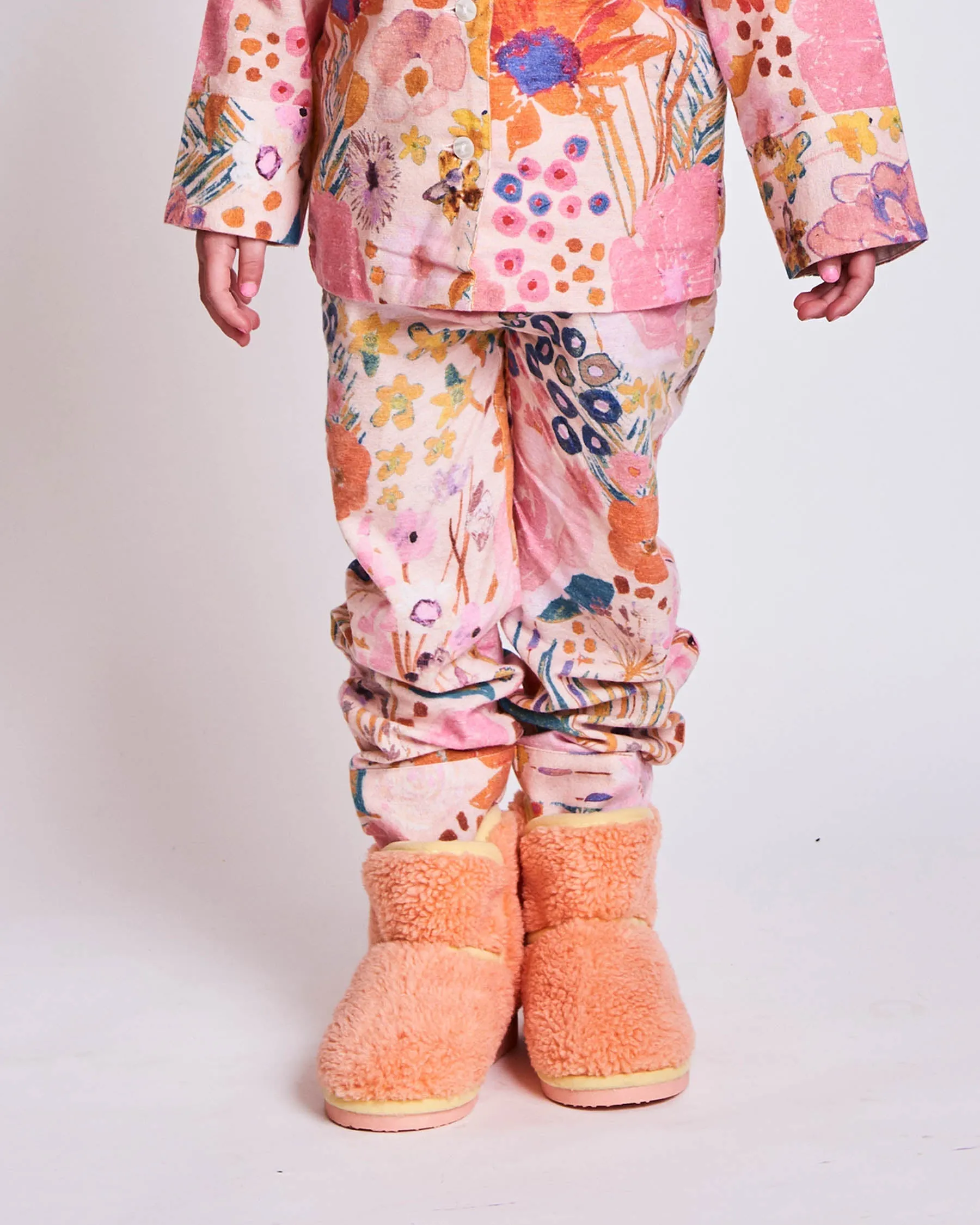 Peaches and Pineapples Boucle Kids Boot