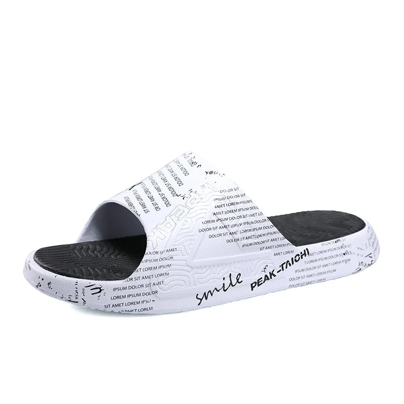 PEAK Men's Taichi Slides 1.0 - White/Black