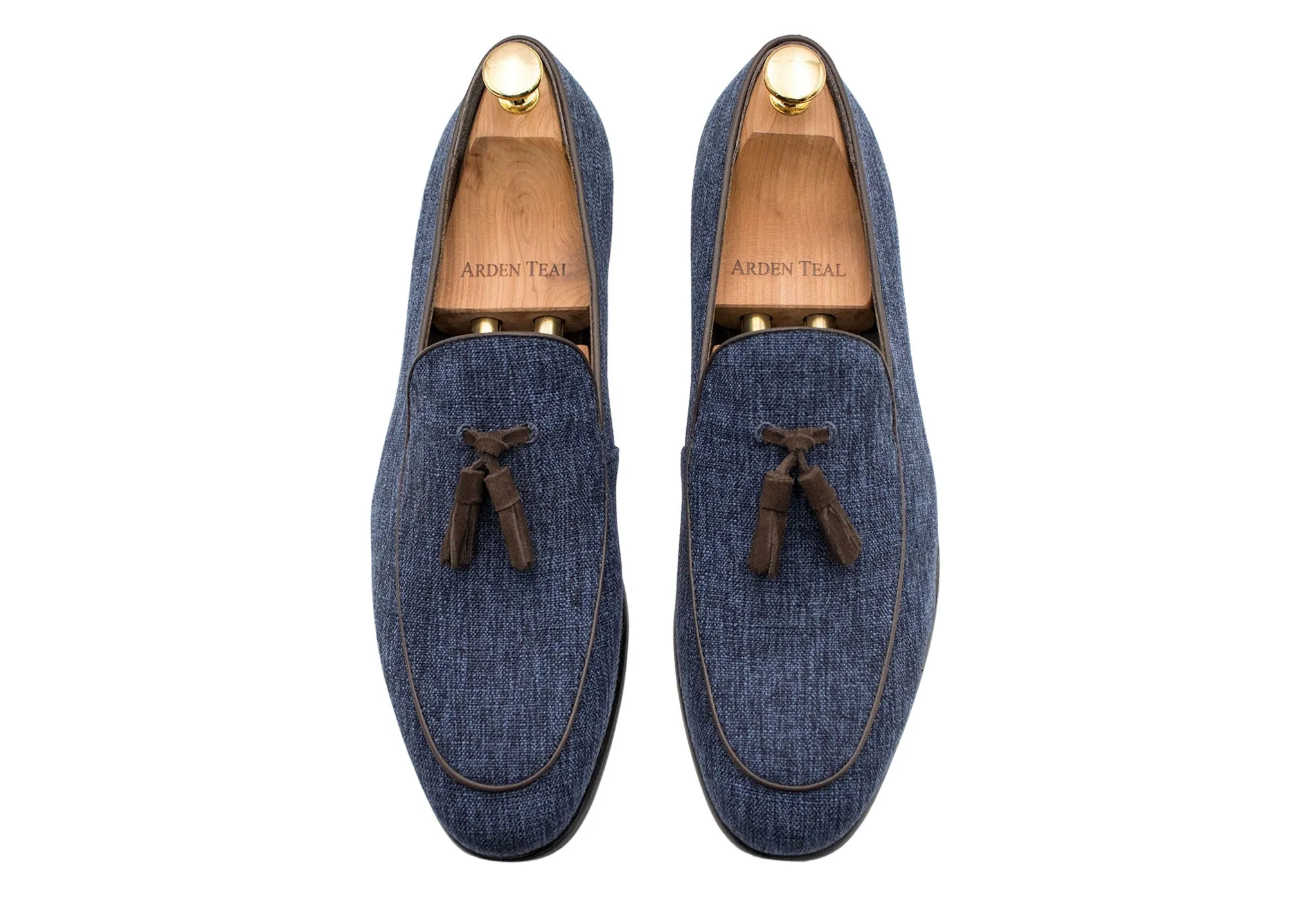 Rafael Denim Tassel Belgian Loafer