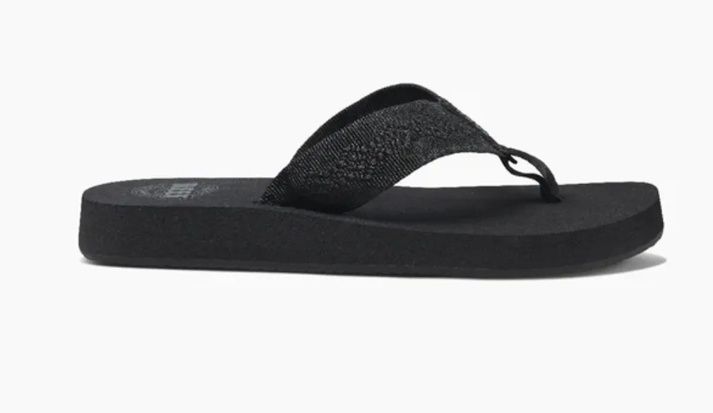 Reef Sandy Ladies - Black/Black