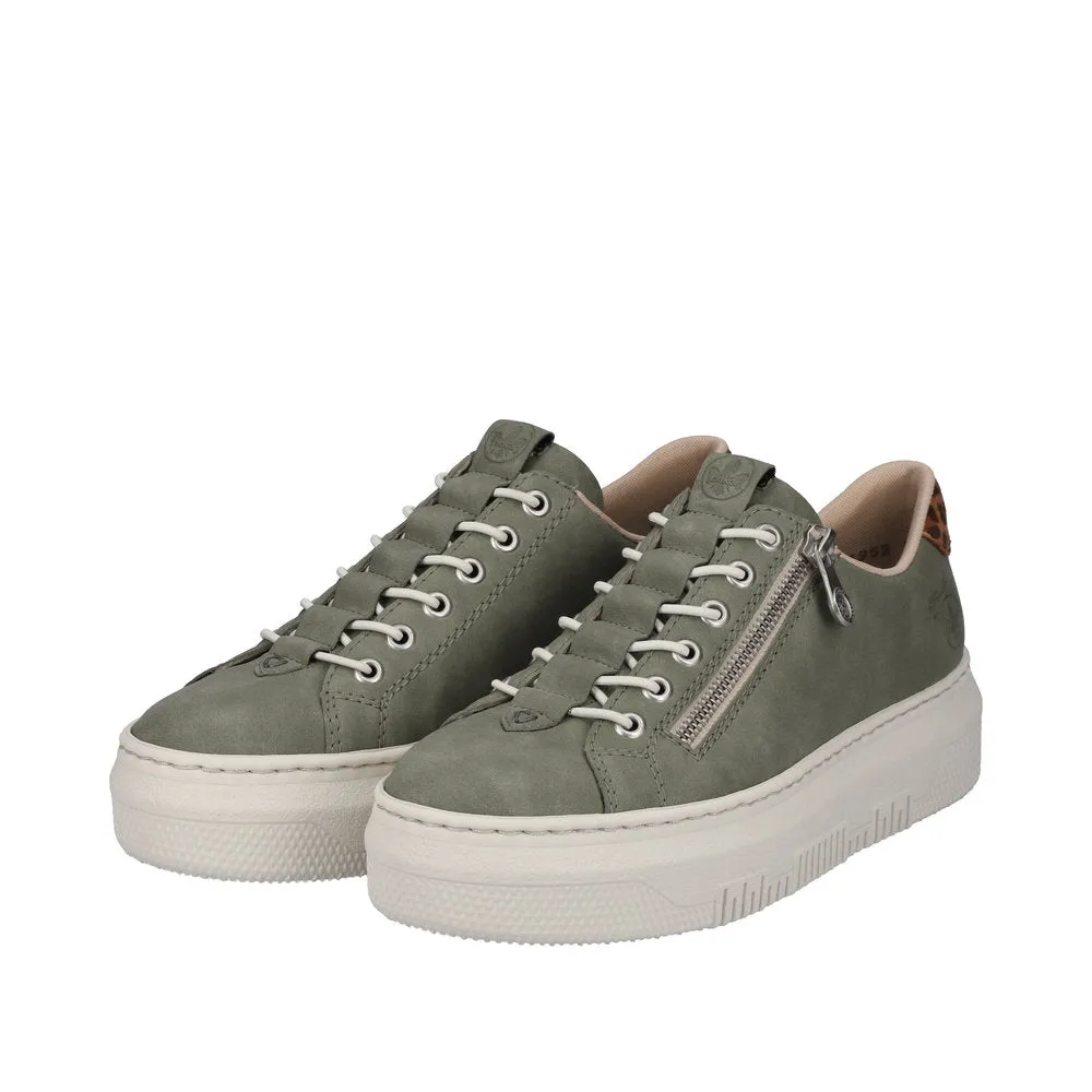 Rieker M1952-52 Green Flatform Trainers